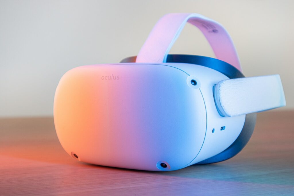 casque réalité virtuel pour site web